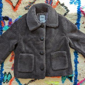 Zara Teddy Bear Coat Brand New with Tags